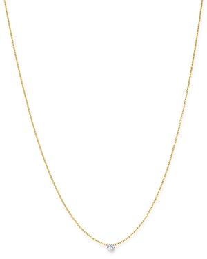 Aerodiamonds 18k Yellow Gold Solo Diamond Adjustable Necklace, 18