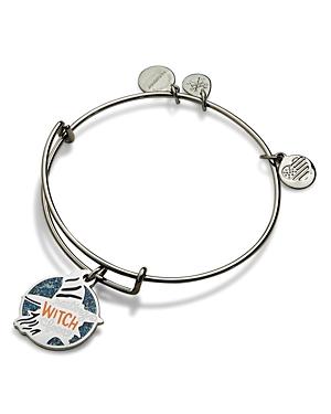 Alex And Ani Resting Witch Face Expandable Charm Bracelet