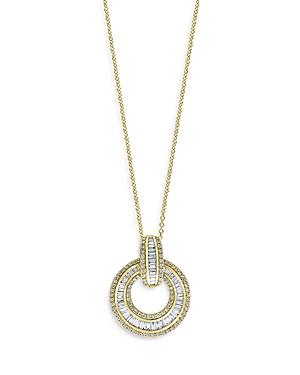 Bloomingdale's Diamond Circle Pendant Necklace In 14k Yellow Gold, 18 - 100% Exclusive