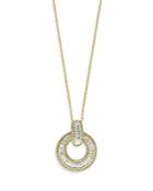 Bloomingdale's Diamond Circle Pendant Necklace In 14k Yellow Gold, 18 - 100% Exclusive