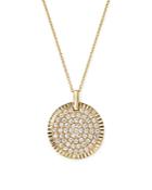 Bloomingdale's Diamond Medallion Pendant Necklace In 14k Yellow Gold, 1.75 Ct. T.w. - 100% Exclusive