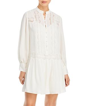 Rebecca Taylor Silk Lace Drop Waist Dress