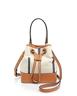 Tory Burch Shoulder Bag - Canvas Baby Bucket
