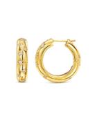 Temple St. Clair 18k Yellow Gold Celestial Diamond Cosmos Hoop Earrings