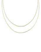 Adinas Jewels Double Chain Necklace, 16 And 18