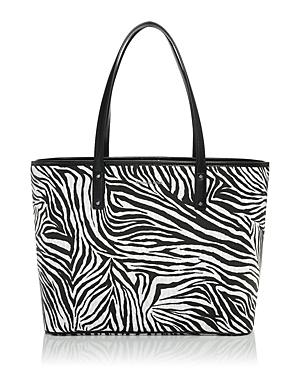 Michael Michael Kors Large Zebra Stripe Open Tote