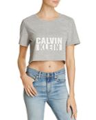 Calvin Klein Jeans Crop Logo Tee