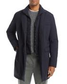 Herno Bi-stretch Overcoat With Removable Windguard