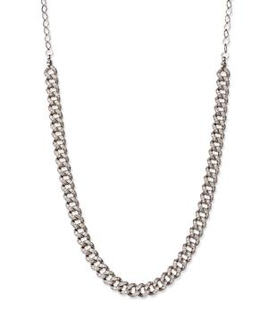 Bloomingdale's Diamond Cuban Link Choker Necklace In 14k White Gold, 1.80 Ct. T.w. - 100% Exclusive