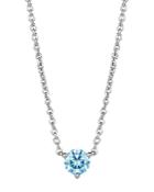 Lightbox Jewelry Solitaire Lab-grown Diamond Pendant Necklace In Sterling Silver, 18