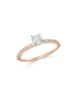 Bloomingdale's Solitaire Diamond Ring In 14k White & Rose Gold, 0.55 Ct. T.w. - 100% Exclusive