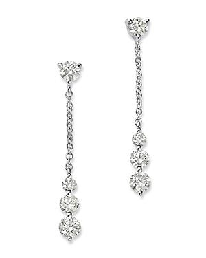 Bloomingdale's Diamond Linear Drop Earrings In 14k White Gold, 0.45 Ct. T.w. - 100% Exclusive