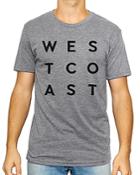 Kid Dangerous West Coast Premium Heathered Graphic Tee