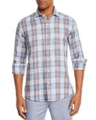 Dylan Gray Checked Classic Fit Shirt