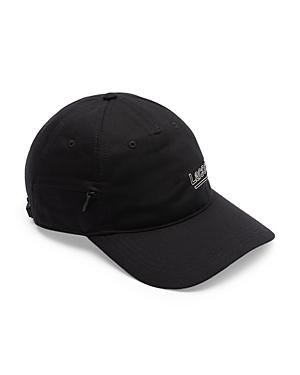 Lacoste L!ve Cotton Twill Logo Print Cap