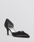 Stuart Weitzman Pointed Toe D'orsay Evening Pumps - Twice