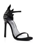 Stuart Weitzman Eve Swarovski Crystal Embellished High Heel Sandals