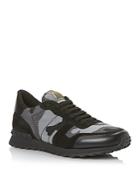 Valentino Men's Camouflage Lace Up Sneakers
