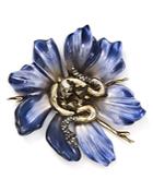 Alexis Bittar Flower Snake Pin