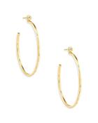 Kendra Scott 14k Yellow Gold Audrey Diamond Hoop Earrings