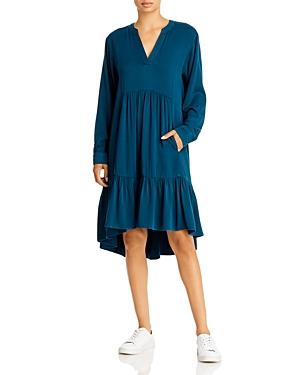 Sundays Alessia Empire Waist Long Sleeve High/low Hem Dress