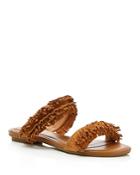 Joie Pippa Fringe Slide Sandals