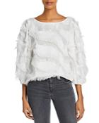 Joie Kinzie Fringed Top