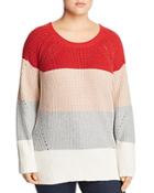 Lucky Brand Plus Striped Sweater