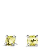 David Yurman Chatelaine Earrings With Lemon Citrine And Diamonds