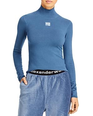 Alexanderwang.t Ribbed Mockneck Sweater