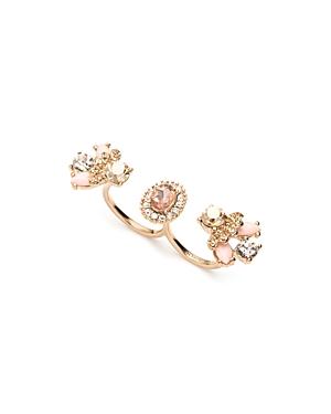 Marchesa Double-finger Cocktail Ring
