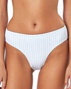 Charlie Holiday Tally Striped Bikini Bottom