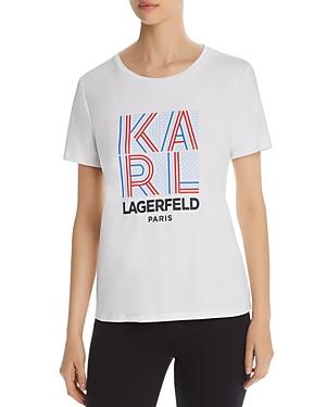 Karl Lagerfeld Paris Graphic Logo Tee