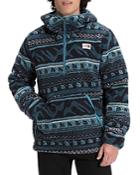 The North Face Campshire Mountain Fair Isle Print Relaxed Fit Quarter Zip Hoodie
