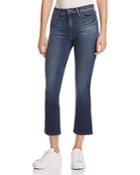 Mother The Insider Crop Jeans In Repeating Love