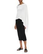 Eileen Fisher Silk Georgette Wrap