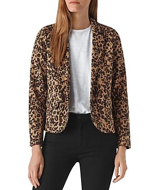 Whistles Leopard-printed Blazer
