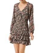 Astr The Label Floral Tiered Ruffle Mini Dress