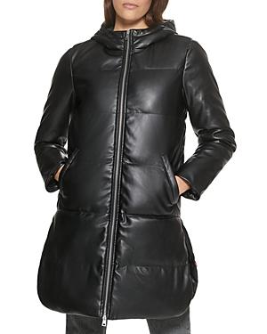 Levi's Faux Leather Puffer Coat