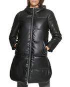 Levi's Faux Leather Puffer Coat