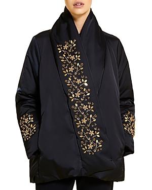 Marina Rinaldi Pisa Embellished Kimono Style Coat