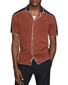 Reiss Colorblocked Contrast Shirt