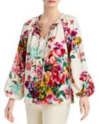 Kobi Halperin Priscilla Tie Neck Peasant Blouse