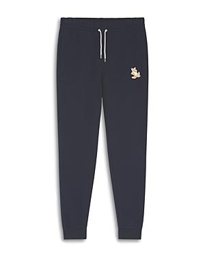 Maison Kitsune Chillax Fox Patch Jogger Pants