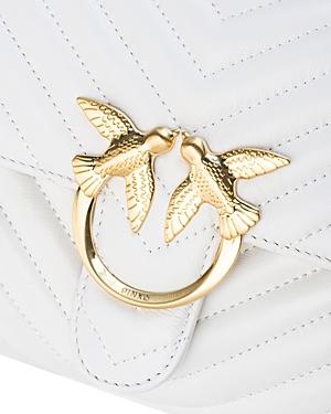 Pinko Love Lady Puff V Quilt Shoulder Bag