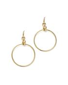 Gucci 18k Yellow Gold Marina Chain Hoop Earrings