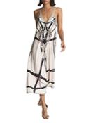 Reiss Sienna Resort Scarf Print Dress
