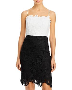 Milly 3d Floral Lace Sheath Dress