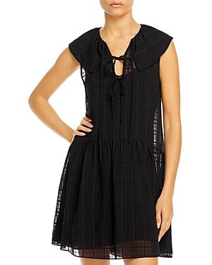 Rebecca Taylor Tie Neck Daybreak Dress