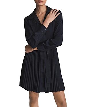Reiss Alyana Pleated Flippy Dress